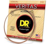 DR Strings VERITAS™ - Coated Core Technology Acoustic Guitar Strings: Custom Light 11-50