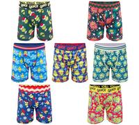Dr. Suess Boys Retro Shorts, Pack of 7 Althetic boxer shorts, 6