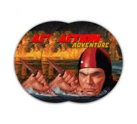 Dr Suzuki & DJ Shadow Action Adventure 12" Vinyl Record Slipmats (pair)