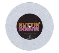 Dr Suzuki Kuttin Donuts 7" Scratch Slipmat Portable Scratching Portablism White