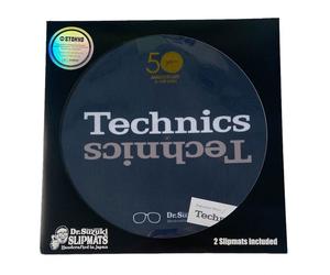 Dr Suzuki Meets Technics Mix Edition Slipmats - 50th Anniversary Blue