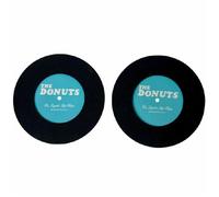Dr Suzuki The Donuts 7" Vinyl Record Slipmats Pair (Black/Blue)