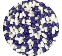 DR T&T™ 100 Empty Gelatine gelatin purple white capsules capsule size 2 size2 eu product with certificate