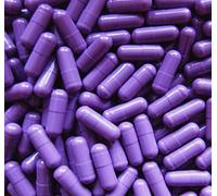 DR T&T 200 Empty gelatin gelatine Capsules capsule purple size 0 size0
