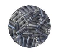 DR T&T Size 0 size0 Grey Clear Gelatine Capsules Tio2 Free (100)