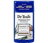 Dr Teal's Aluminum Free Deodorant - Coconut Oil - Paraben & Phthalate Free - 2.65 oz