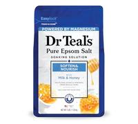Dr. Teal's Epsom Salt Soaking Solution, Soften & Nourish with Milk and Honey, 48oz