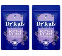 Dr Teal's Epsom Salts Lavender 3Lb 1.36Kg (Pack of 2)