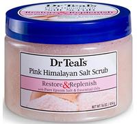 Dr Teal's Pink Himalayan Sea Salt Scrub 16 oz, paquete de 1