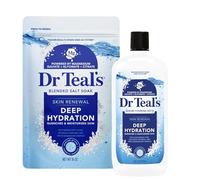 Dr Teal's Skin Renewal Deep Hydration Blended Salt Soak and Serum Foaming Bath, Limited Edition