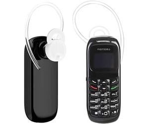 Dr.Tech World's Smallest Mini Mobile Phone, Wireless Dialer, Bluetooth Tiny Headset