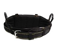 Dr.TOUGH Adjustable Padded Tool Belt, Black and Yellow, Size L