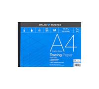 Daler Rowney Tracing Pad GDATP60A4 – 60 gsm Tracing Paper A4, 50 sheets