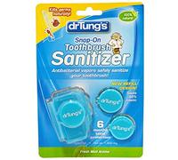 Impressive Smile 1331401430-1182380304826 SnapOn Toothbrush Sanitizer 2 Individual Sanitizers