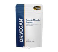 DR.VEGAN® Bone & Muscle Support | Informed Sport Certified | High Strength Calcium, Magnesium, Vitamin K2, Vitamin D3 | 60 Vegan Capsules | 2-A-Day