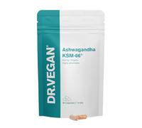 DR.VEGAN Daily Ashwagandha KSM-66 | 500mg | Ashwagandha Root | 30 Capsules | One-A-Day