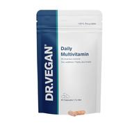 DR.VEGAN Daily Multivitamin | Vegan Multivitamin | Energy, Hair, Skin, Nails, Mental Performance, Immune Health | 60 Capsules | Two-A-Day