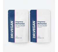 DR.VEGAN Pregnancy Multinutrient Prenatal Support Capsules - 60 Capsules (2 Packs)