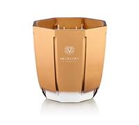 Dr. Vranjes - Decorative Candle Oro - Oud Nobile 500 g / 18 oz, Scented Candle, Refined Colored Glass Vessel Hand-Made, Octagonal Form, Color Gold, Made in Italy