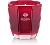 Dr. Vranjes - Decorative Scented Candle Tormalina - Rosso Nobile 200 g / 18 oz, Refined Colored Glass Vessel Hand-Made, Octagonal Form, Color Red, Made in Italy