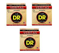 DR VTA-11 - Veritas Western Guitar Strings 011-050 3-Pack