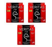 DR VTE-11 - Veritas Electric Guitar Strings 011-050 3-Pack