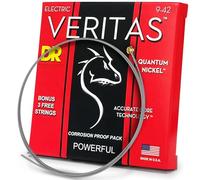 DR VTE-9 Strings VERITAS™ - Coated Core Technology Electric Guitar Strings: Light 9-42, Silver