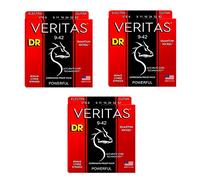 DR VTE-9 - Veritas Electric Guitar Strings 009-042 3-Pack