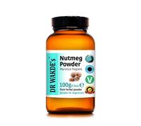 DR WAKDE'S Nutmeg Powder (Myristica fragrans) - 100g (3.5oz) | Pure, Raw & Dried Powder | Ayurvedic Herb | Vegan | Nothing Added, Nothing Removed | Same Day Dispatch