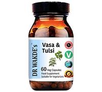 DR WAKDE'S Vasa & Tulsi Capsules (60 Veg Caps, Promotes Healthy Lungs, Ayurvedic Supplement, Vegan, Herbal, All Natural, Made in UK)