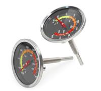 DR. WATCH Dial Face 6 CM BBQ Thermometer - Accurate Temperature Gauge and Thermostat for Weber Kettle, Smoker, Kamado BBQ, Outback, Charbroil, Pit Boss Ceramic BBQ, Uniflame, and Other Brands (2)