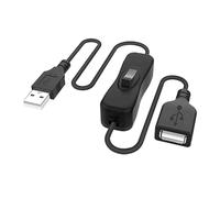 DR.WATCH Versatile USB Switch Cable (0.3M) - Convenient USB On/Off Switch for Driving Recorder, LED Desk Lamp, U S B Fan, and LED Strips (1)