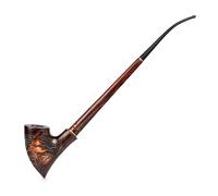 Dr. Watson - Churchwarden Tobacco Pipe, Collectable Series, Handcrafted from Pear Wood, Tolkien's Hobbit Style (Gandalf)