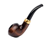 Dr. Watson - Tobacco Pipe, classic Ukulele shape, Handcrafted from Maple Wood, Fits 9mm Filter (Brown)
