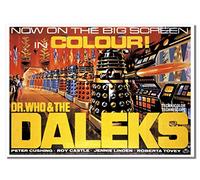 Dr Who and The Daleks A2 Unframed British Science Fiction Film Advert Poster Cushing Vintage Stars Photo Picture