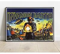 Dr Who - Daleks Invasion Earth 2150AD Movie Film Poster : A Huge 36"x24" Poster Print Similar (Slightly Larger) to A1 Size : Vintage Retro Reproduction