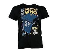 Dr Who Mens Doctor Who Tardis T-Shirt Size , Multicoloured, L