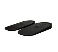 Dr. Wolf Heel Lifts for Shoes: Men's 5mm Height Increase Insoles, Rubber Heel Inserts for Leg Length Discrepancy & Achilles Tendonitis Relief, Helps Relieve Hip, Knee, Black, 5mm Men's Pack of 2