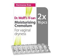 Dr. Wolff's V-san Moisturising Cremolum for Vaginal Dryness 2X 16 pcs | Vaginal Moisturiser for Daily Use | Prevent Itching & Dryness | Vaginal Dryness Treatment | Hormone-Free Soothing Vaginal Cream