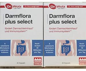 Dr. Wolz Intestinal Flora Plus Select 2 x 40 Capsules (Twin Pack)