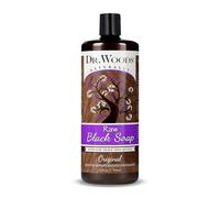 Dr. Woods Raw Black Moisturizing Castile Soap, 32 Ounce