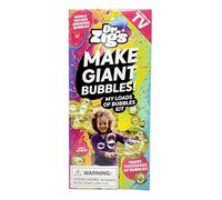 Dr Zigs Giant Bubbles for Kids - Easy to Use Sensory Toys Age 3+, All-in-One Kit with Multi Bubble Wand and Bubble Solution. Plant-Based Bubble Mixture Makes 1000's of Magnificent Bubbles.