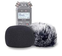 DR05X Windscreen Muff and Foam for DR-05X DR-05 Mic Recorders, DR05X Indoor Outdoor Microphone Wind Screen by YOUSHARES (2 PACK)