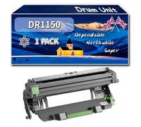 DR1150 Drum Unit Compatible for Brother DCP-L1640W DCP-L1642W DCP-L1660W HL-L1240W HL-L1242W Printers, High-Definition Printing Effect with Chip, 20000 Pages (1 Pack Black)