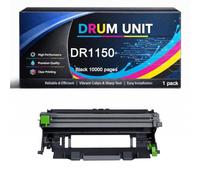 DR1150 Drum Unit Compatible for Brother DR 1150 TN1150 10000pages | for DCP-L1640W DCP-L1642W DCP-L1660W DCP-L1640WXL DCP-L1642WXL HL-L1240W HL-L1242W HL-L1242WXL Printers,Black-1pack