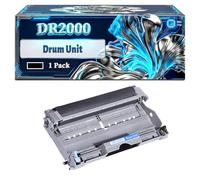 DR2000 Drum Unit Compatible for Brother DCP-7010 DCP-7010L DCP-7020 DCP-7025 Fax-2820 Fax-2920 Printers, With Chip Large Capacity 12000 Pages (1 Pack Black)