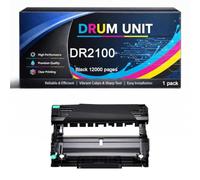 DR2100 Drum Unit Compatible for Brother DR 2100 TN2120 12000pages | for DCP-7030 DCP-7040 HL-2120 HL-2125 HL-2140 HL-2150 HL-2170 MFC-7040 MFC-7320 MFC-7440 MFC-7840 Printers,Black-1pack