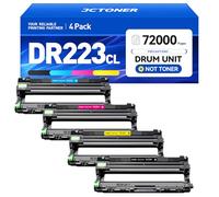 DR223CL DR-223CL Drum Unit 4 Pack Compatible for Brother MFC-L3770CDW L3710CW L3750CDW L3730CDW HL-3210CW 3230CDW 3270CDW HL-3230CDN HL-3290CDW DCP-L3510CDW 3550CDW Printer TN223 TN227 Toner Cartridge