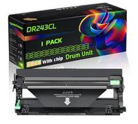 DR243CL Compatible for Brother Drum Unit with Chip DCP-L3510CDW DCP-L3517CDW DCP-L3550CDW HL-L3210CW HL-L3230CDW Printers (1 Pack Black)