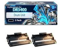 DR3400 Drum Unit Compatible for Brother DCP-L5500DN MFC-L5700DW MFC-L5200DW Printers, With Chip Large Capacity 30000 Pages (2-Pack Black)